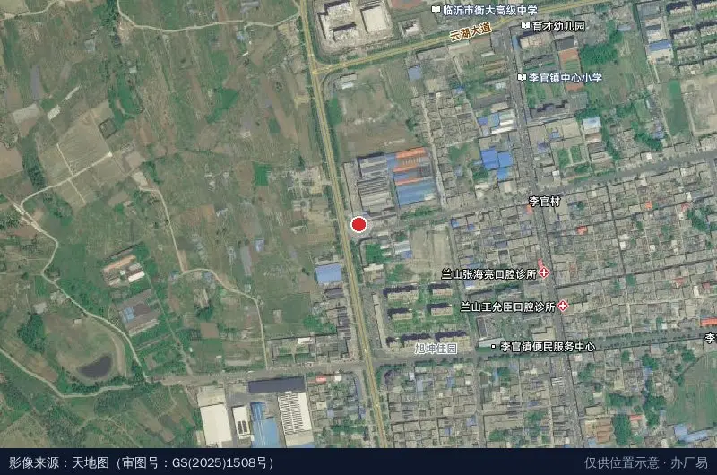 禾雨冷链物流园卫星位置示意图