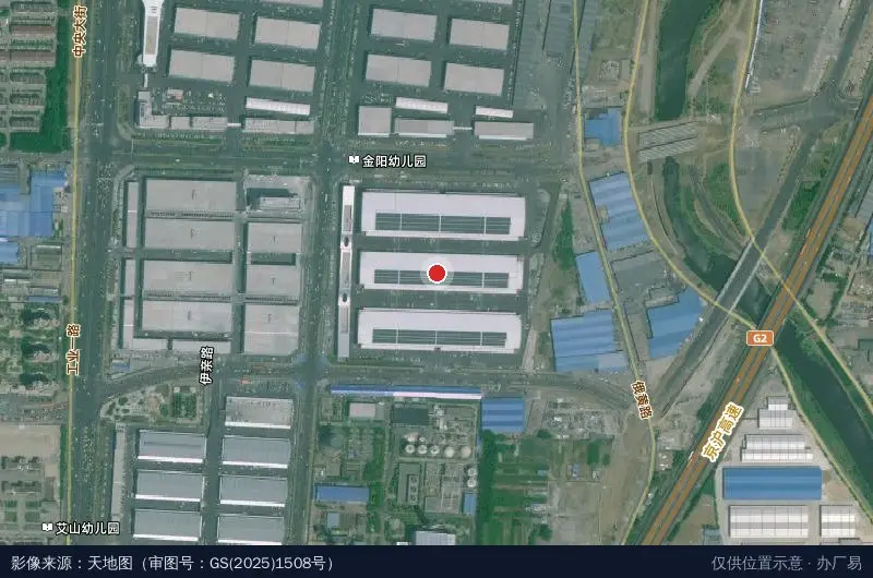 临商大集智慧物流港卫星位置示意图