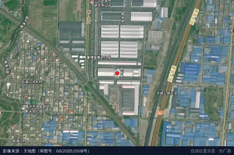 山东佳庆物流园卫星位置示意图