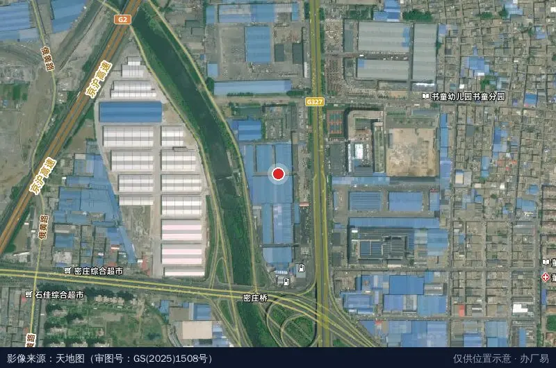 临沂蛟大物流园卫星位置示意图