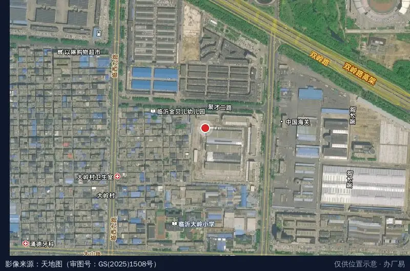 山东华星国际食品产业园E区(06门)卫星位置示意图