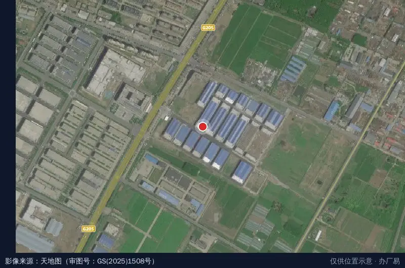 郯城智能制造产业园卫星位置示意图