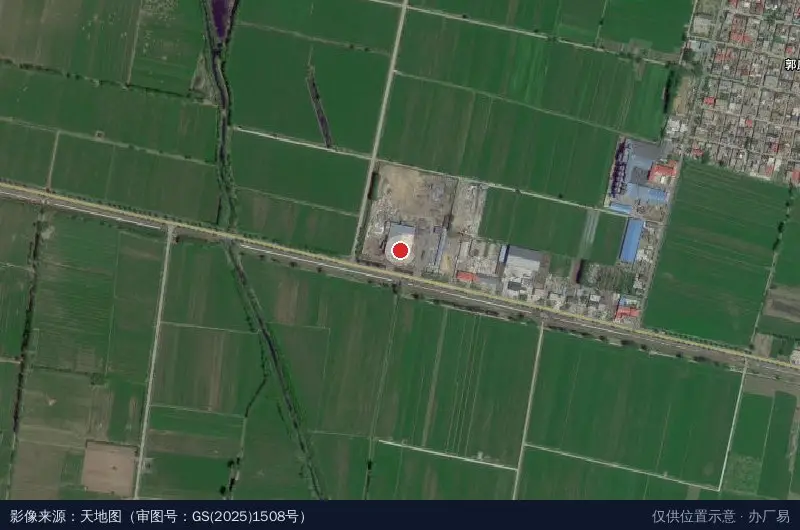 泉源农特产品产业园卫星位置示意图