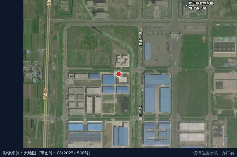 山东易达产业园卫星位置示意图