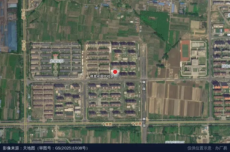 莒南县跨境电商产业园卫星位置示意图