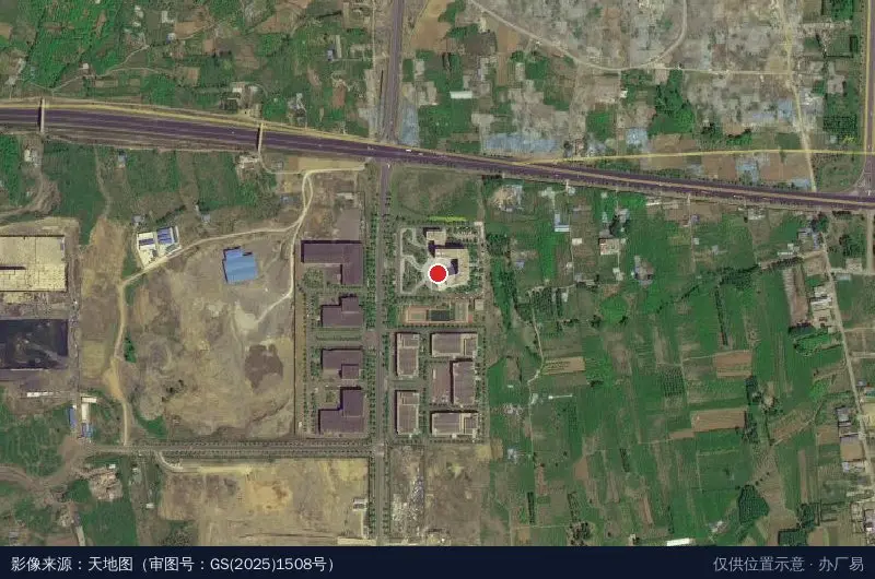 沂南经济开发区卫星位置示意图