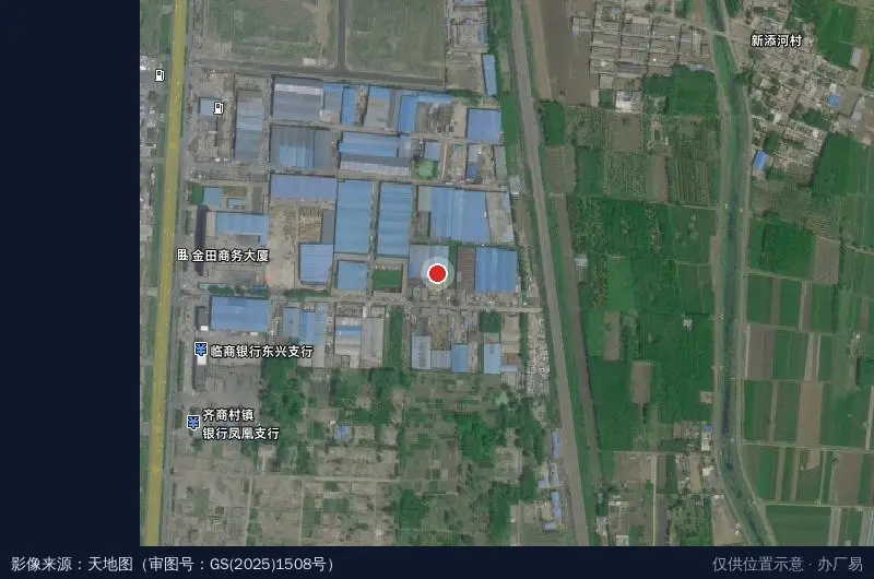 临沂经济技术开发区豫发五金工具加工厂卫星位置示意图
