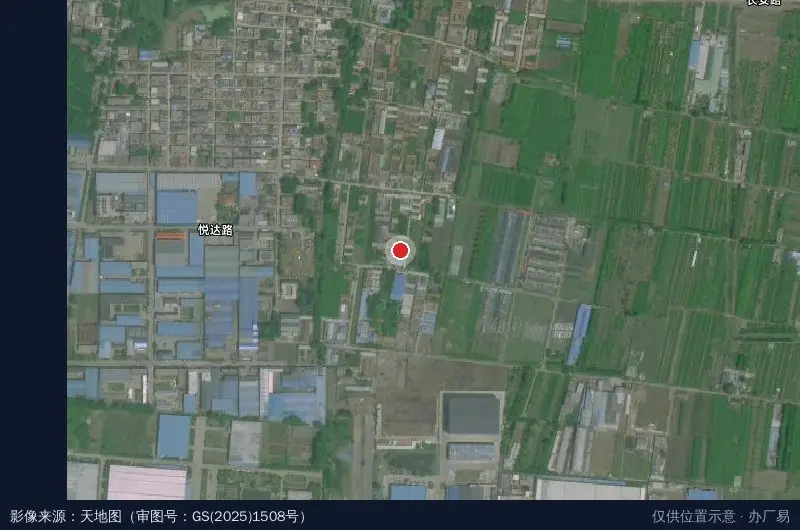 临沂经济技术开发区万佳五金加工厂卫星位置示意图