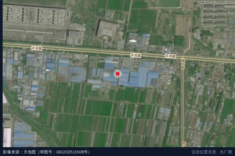 临沂经济技术开发区凯涛金属制品厂卫星位置示意图