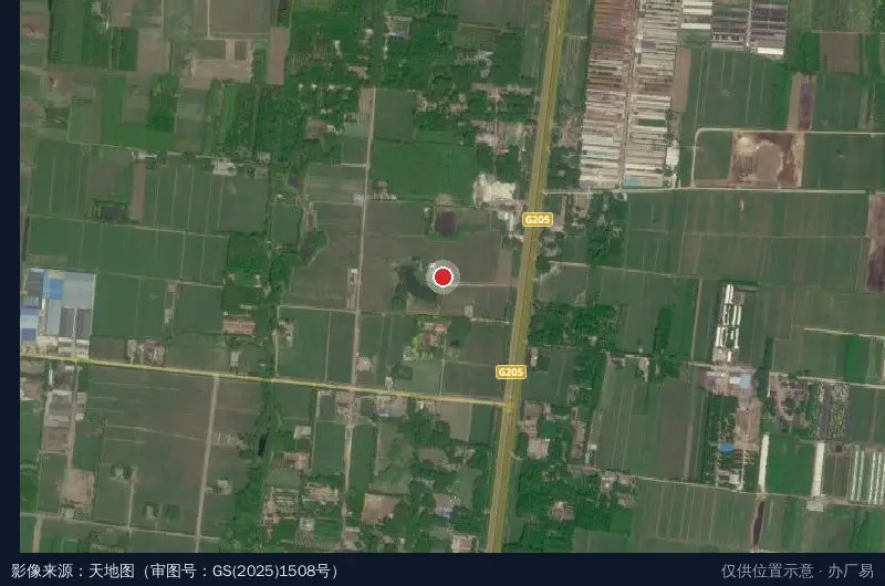 临沂经济技术开发区环投家庭农场卫星位置示意图