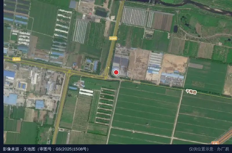 临沂经济技术开发区港源资源厂卫星位置示意图