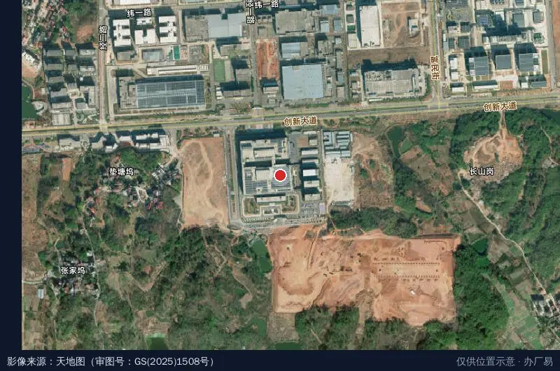 浙江锂威电子产业园卫星位置示意图