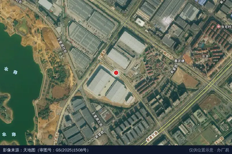 顺丰丰泰产业园·金华卫星位置示意图