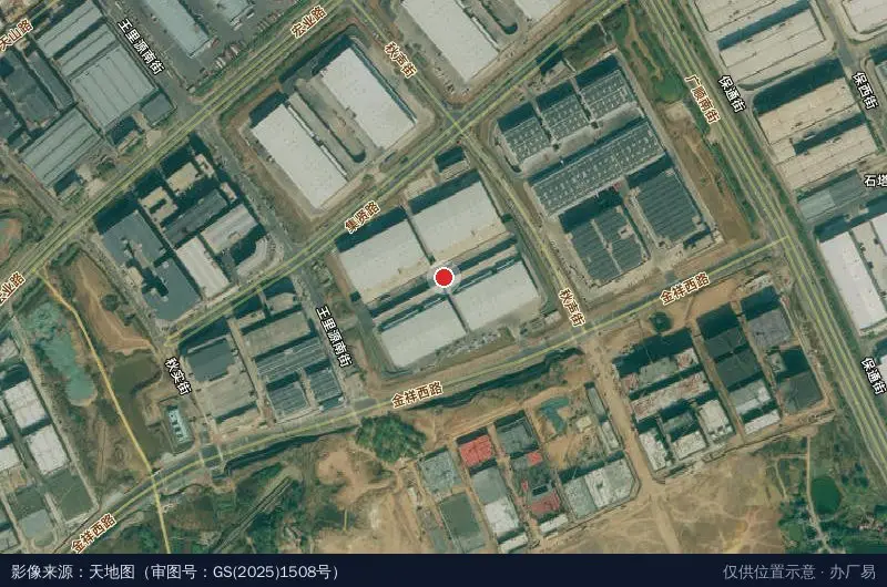 金华京东智能产业园4号地块卫星位置示意图