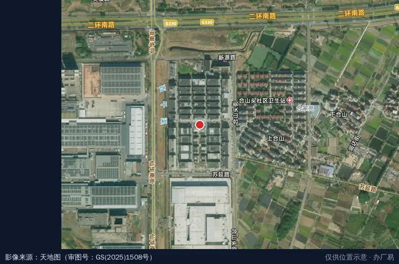 金华德濠置信智造谷卫星位置示意图