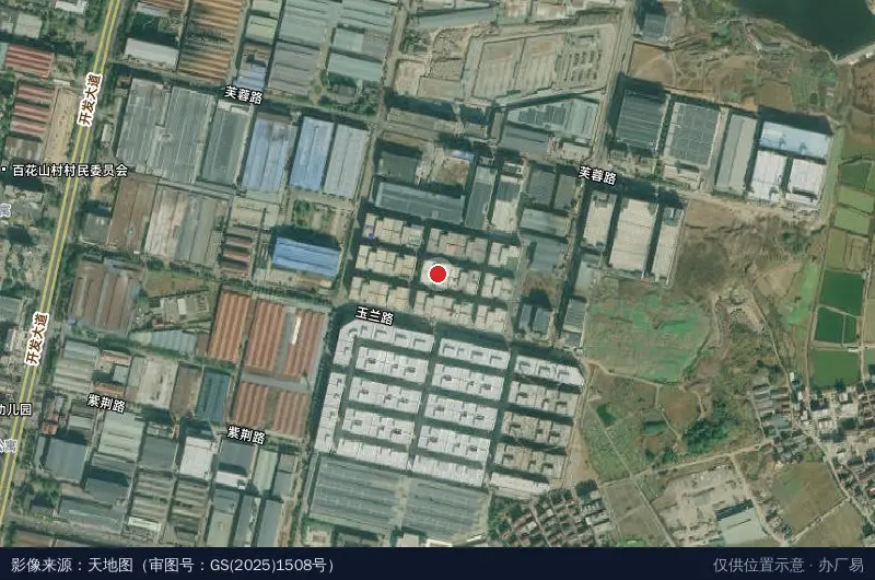 浙江久耀环保科技小微园(建设中)卫星位置示意图
