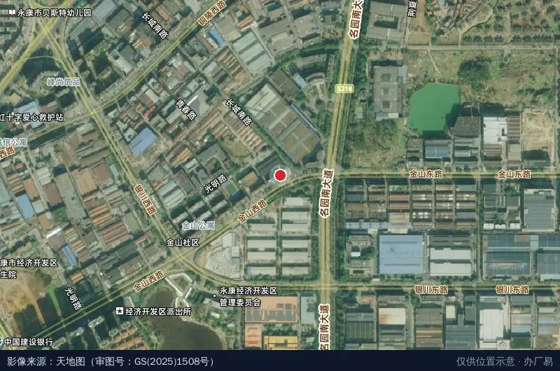 隆垚科技小微园卫星位置示意图