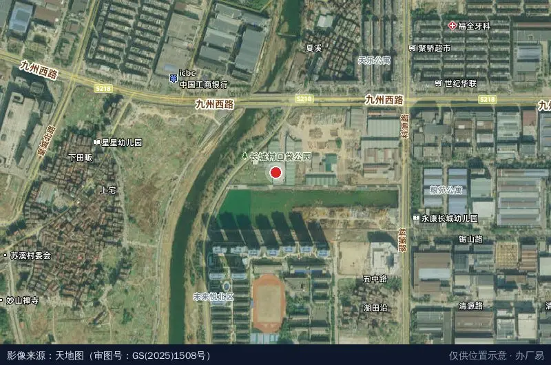 浙安物流园卫星位置示意图