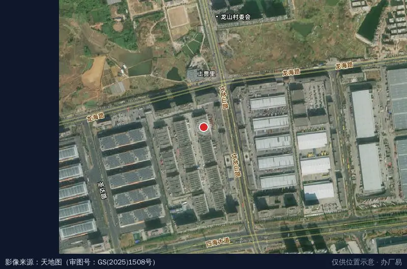 义乌红狮智慧物流园-D6卫星位置示意图