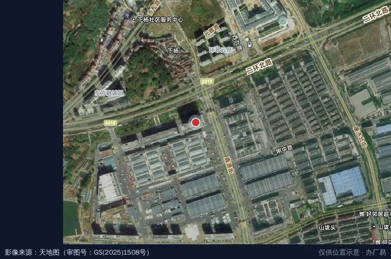 华东数字贸易产业园卫星位置示意图