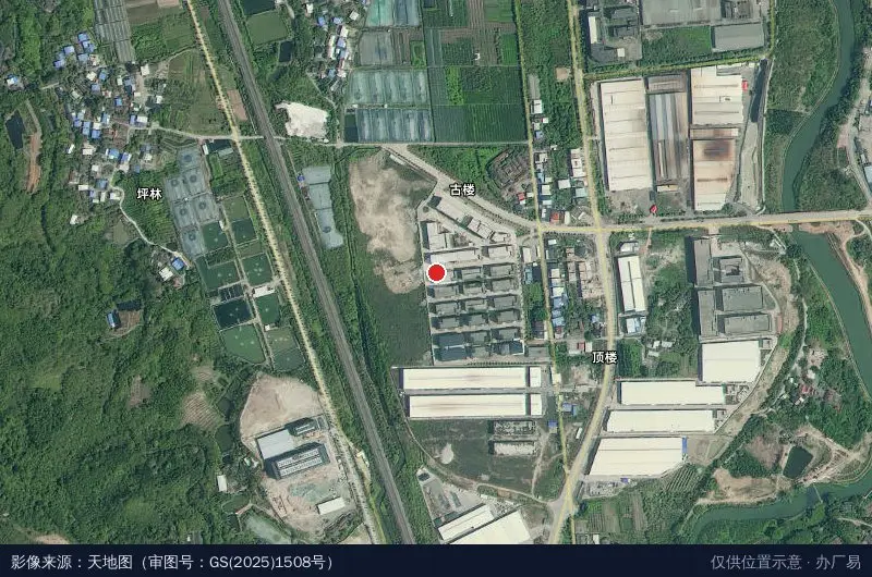 中基科技园卫星位置示意图