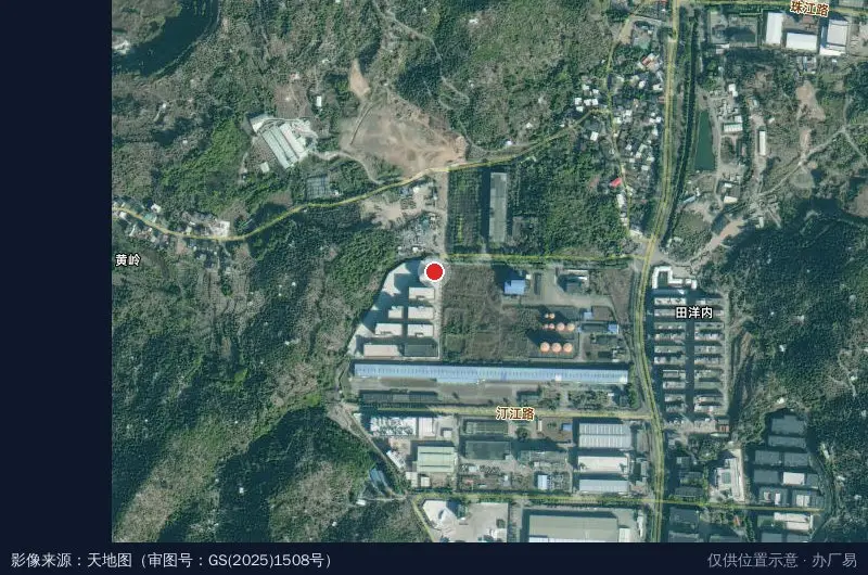 福建闽京蒲产业园管理有限公司卫星位置示意图