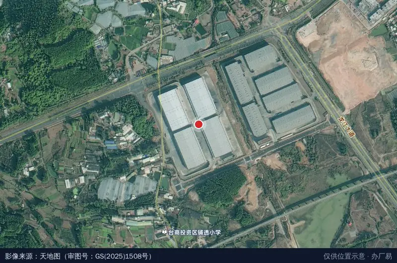 宇培电商产业园(建设中)卫星位置示意图