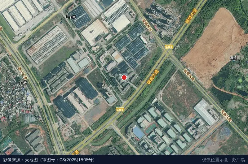 联东U谷·漳州光电产业园A区卫星位置示意图