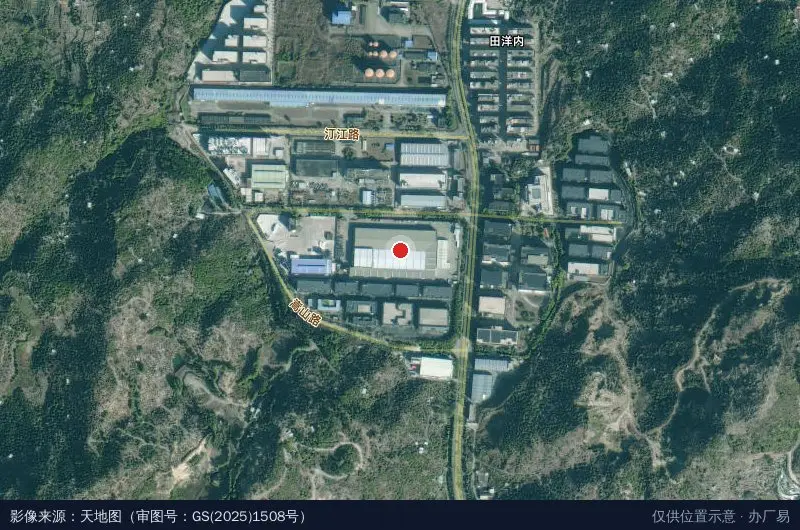 博研建材园卫星位置示意图