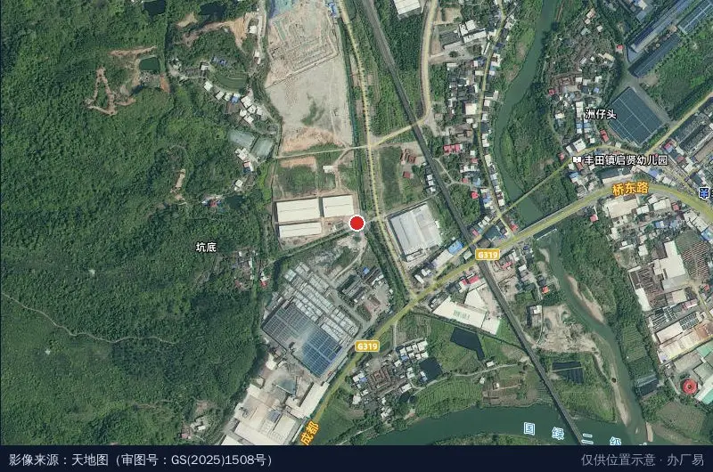 福建翊川科技产业园卫星位置示意图