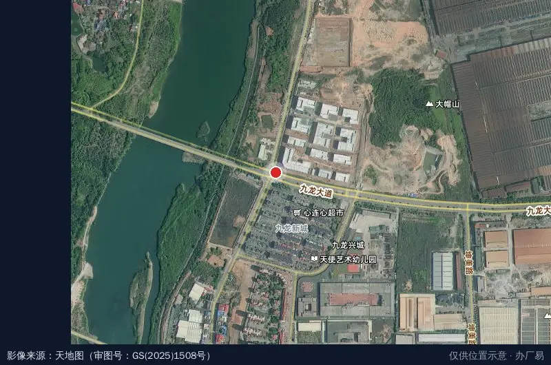 中首科创谷产业园卫星位置示意图
