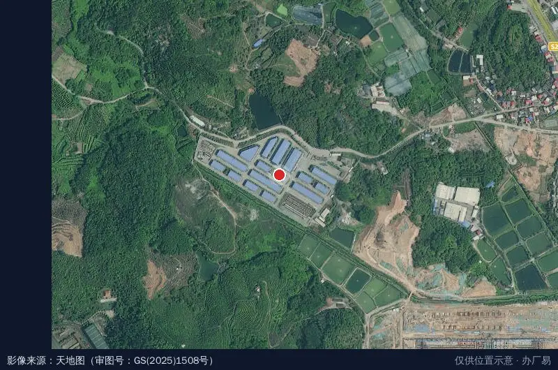 鑫展旺物流园卫星位置示意图