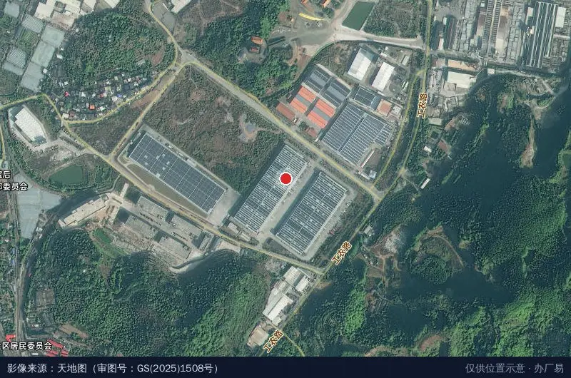 普洛斯新韵达物流园卫星位置示意图