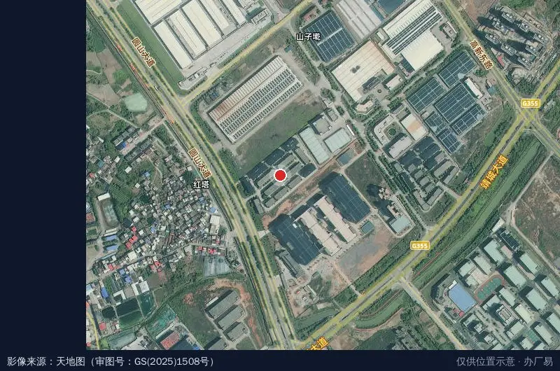 联东U谷·漳州光电产业园B区卫星位置示意图