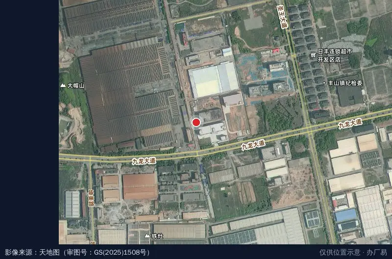 知福产业园卫星位置示意图
