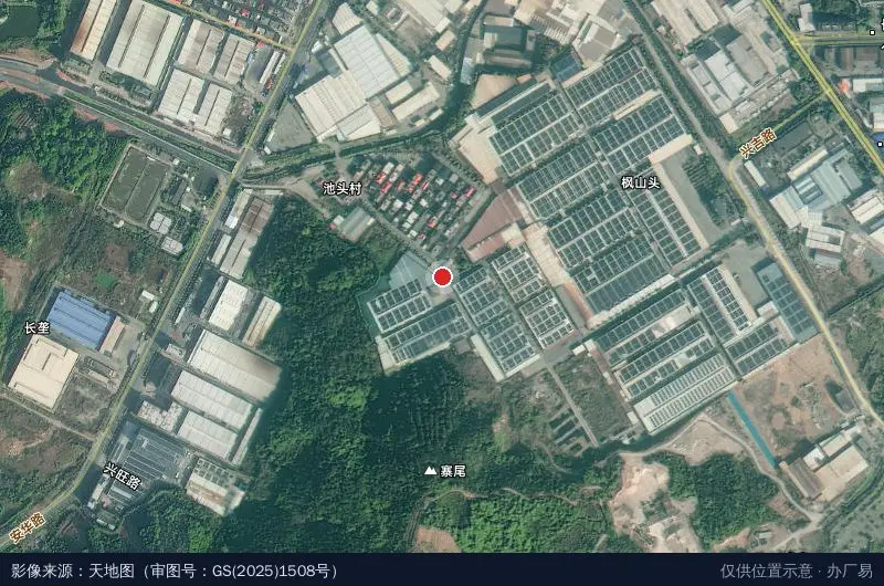 环球工匠产业园卫星位置示意图