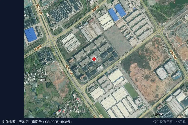 漳州高新区健康产业示范园卫星位置示意图