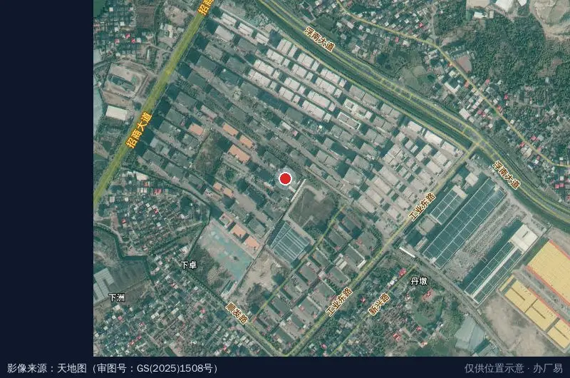 昌城·南溪湾创业园卫星位置示意图