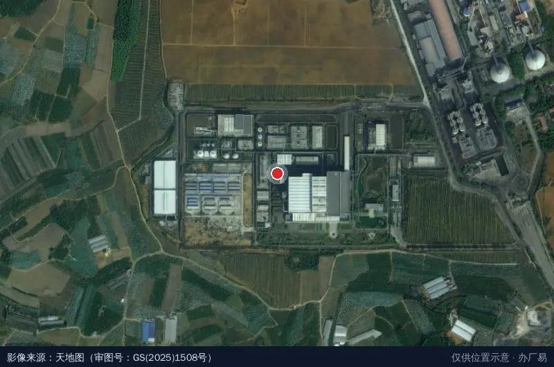 南宁市双定循环经济产业园卫星位置示意图