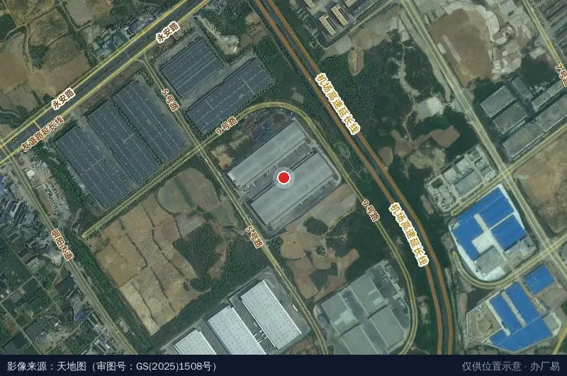 顺丰丰泰产业园·南宁卫星位置示意图