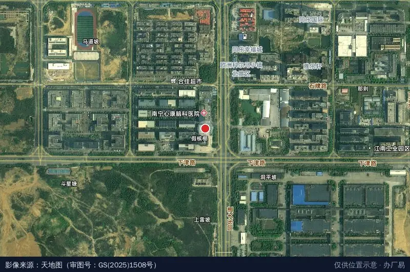 谢发伊面品牌文化中心卫星位置示意图