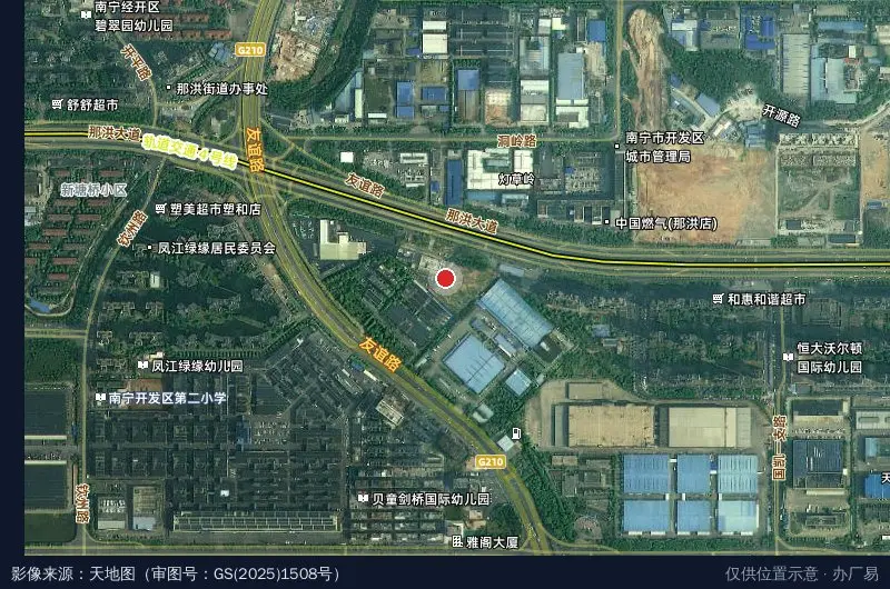 航港智慧园卫星位置示意图