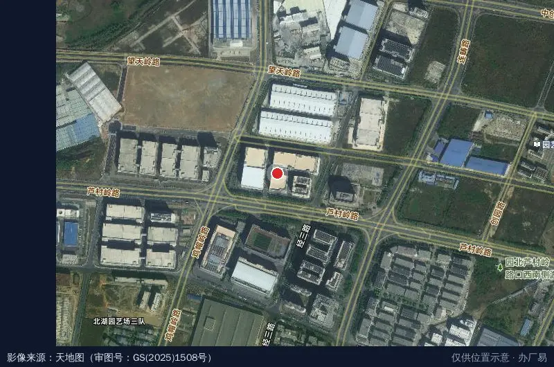 南宁中关村电子信息产业园(二期)卫星位置示意图