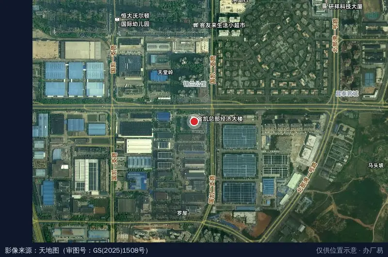 启迪之星(南宁经开区)绿港金凯未来产业创新中心卫星位置示意图