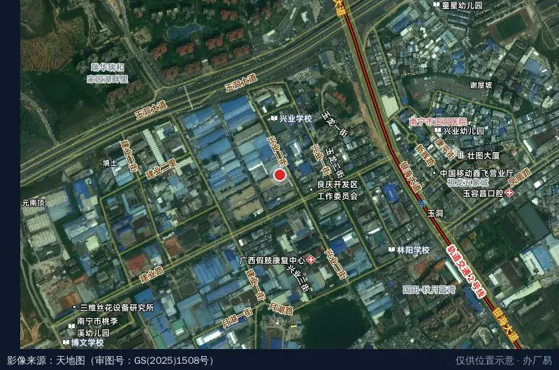 德燊工业园物业卫星位置示意图