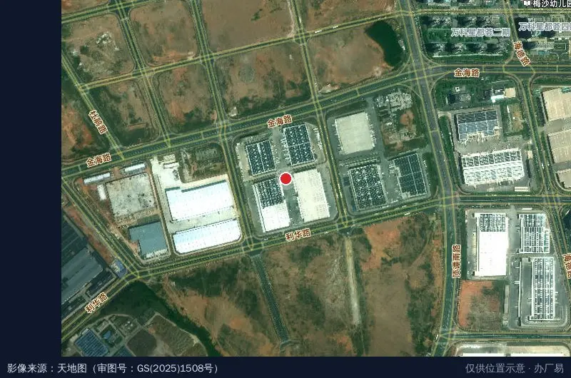 万纬南宁良庆园2期卫星位置示意图