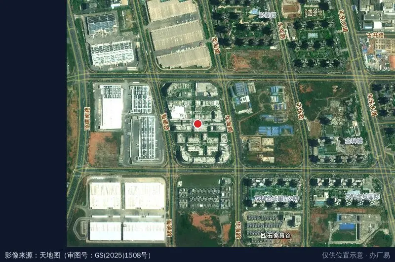 中新唯壹智园卫星位置示意图