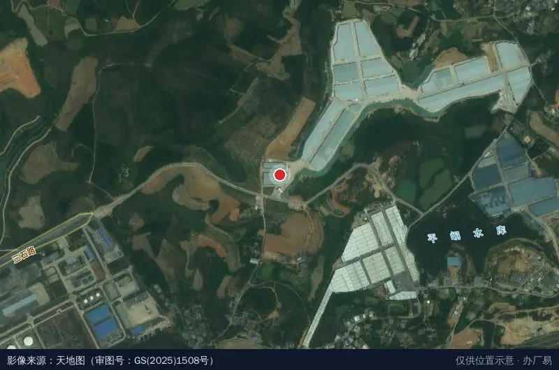 广西桂通香料孵化基地卫星位置示意图