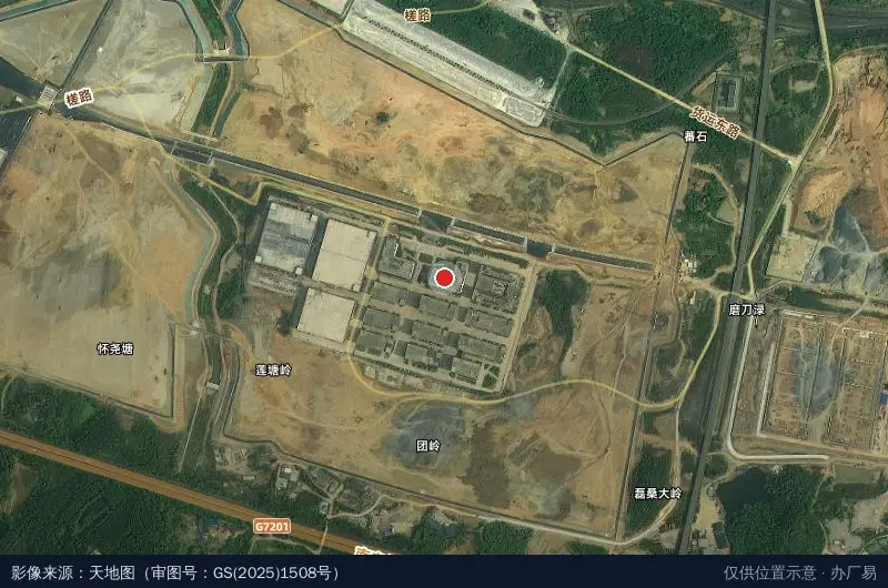 产投经开海城产业园(建设中)卫星位置示意图