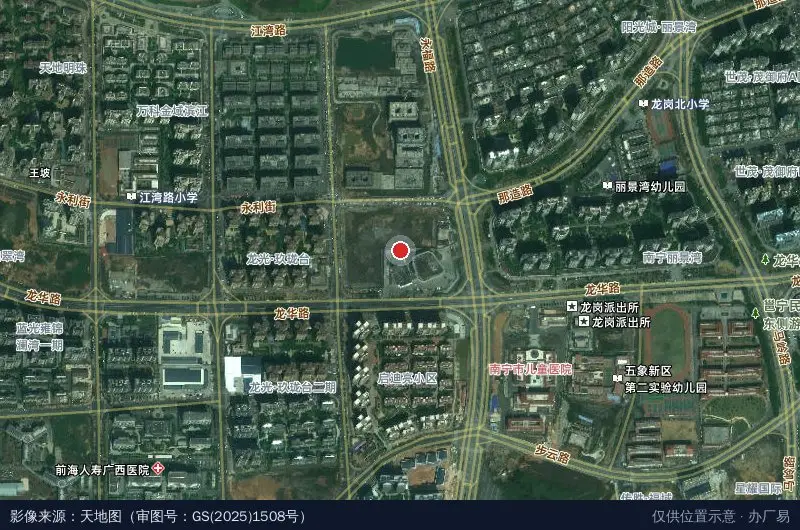 启迪东盟创新中心卫星位置示意图